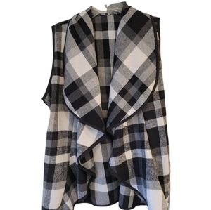 Buffalo Plaid vest with pockets